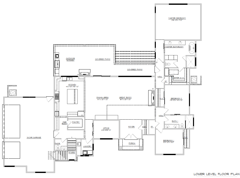 Homestead Lower Level Floorplan